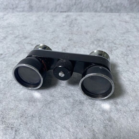 VINTAGE TOKO 2.5x Mini BINOCULARS OPERA  Black GLASSES Occupied Japan - Picture 1 of 7